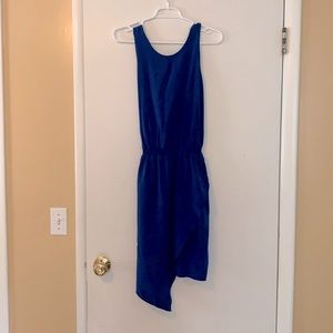 Banana republic 100% silk dress asymmetric design